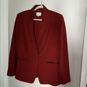 LOFT Brick Red Blazer